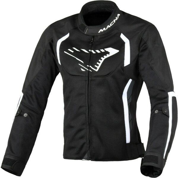 Geci Moto Textil - Dama Macna Geaca Moto Tetila Dama GRISCA Black/White