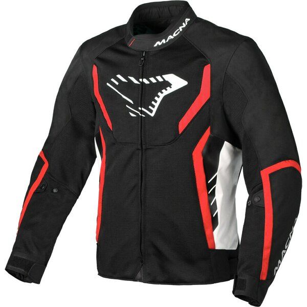 Geci Moto Textil Macna Geaca Moto Tetila GRISCO Black/White/Red