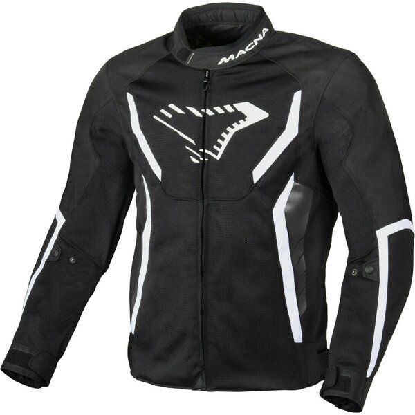 Geci Moto Textil Macna Geaca Moto Tetila GRISCO Black/White