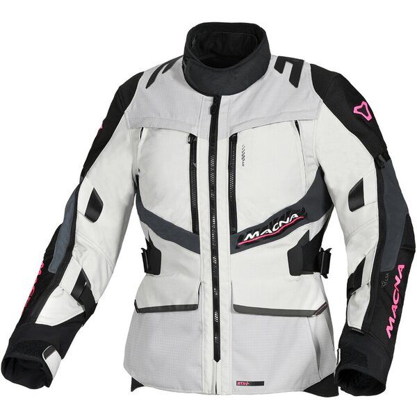 Geci Moto Textil - Dama Macna Geaca Moto Textil Dama Touring/Adveture WP DOMANE Light Grey/Black