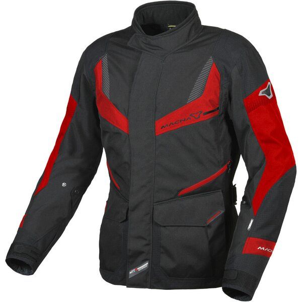 Geci Moto Textil Macna Geaca Moto Textil Dama Touring WP RANCHER WOMAN Black/Red