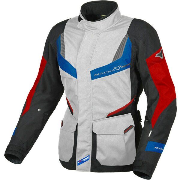 Geci Moto Textil - Dama Macna Geaca Moto Textil Dama Touring WP RANCHER WOMAN Grey/Black/Blue/Red