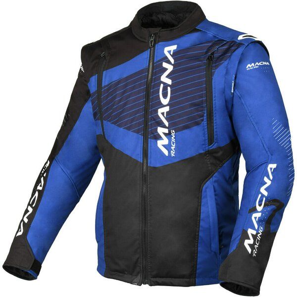 Geci Enduro Macna Geaca Moto Textil Enduro/Adventure CREST Black/Blue