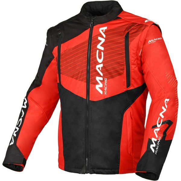 Geci Enduro Macna Geaca Moto Textil Enduro/Adventure CREST Black/Red