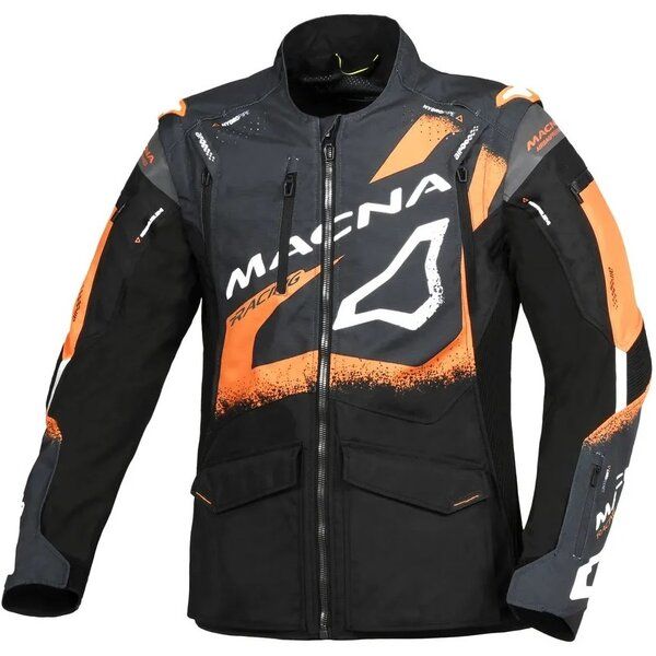 Geci Enduro Macna Geaca Moto Textil Enduro/Adventure LANDMARK Black/Grey/Orange