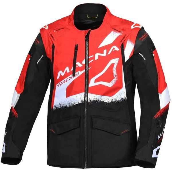 Geci Enduro Macna Geaca Moto Textil Enduro/Adventure LANDMARK Black/Red/White