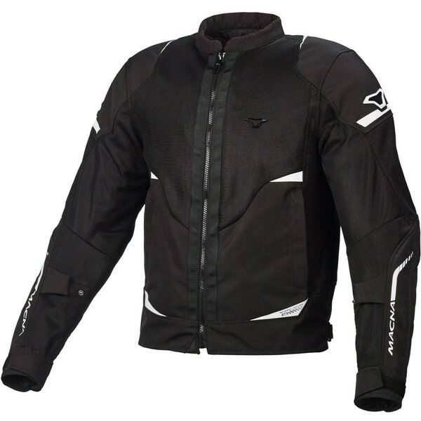 Geci Moto Textil Macna Geaca Moto Textil HURRACAGE Black/White