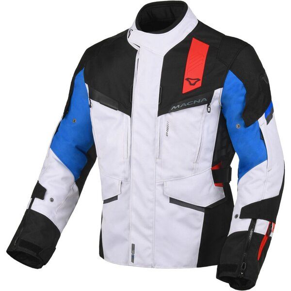 Geci Moto Textil Macna Geaca Moto Textil Touring ZASTRO WP Black/Light Grey/Blue 