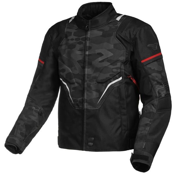 Geci Moto Textil Macna Geaca Moto Textil WP ADEPT Black/Black Camo/Red
