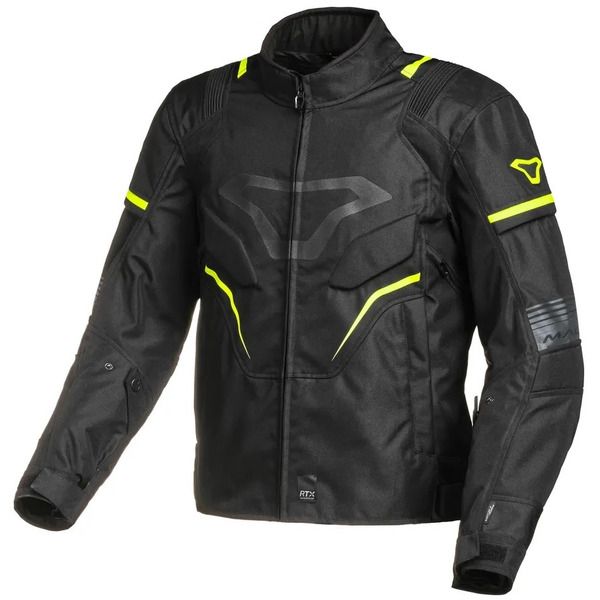 Geci Moto Textil Macna Geaca Moto Textil WP ADEPT Black/Yellow Fluo