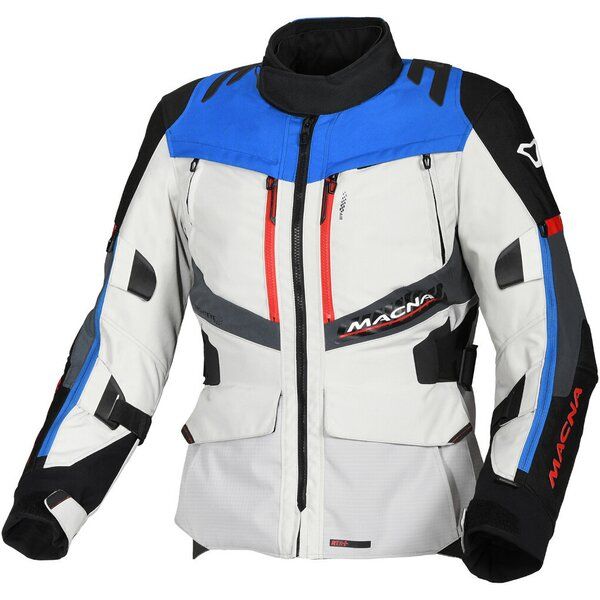 Geci Moto Textil Macna Geaca Moto Textil WP DOMANE Black/Light Grey/Blue 