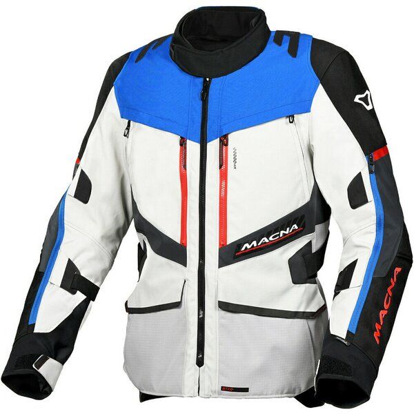 Geci Moto Textil Macna Geaca Moto Textil WP DOMANE Black/Light Grey/Blue 