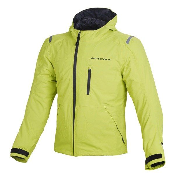 Geci Moto Textil Macna Geaca Moto Textil WP REFUGEE Yellow Fluo/Grey