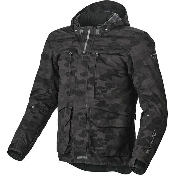 Geci Moto Textil Macna Geaca Moto Textil WP RIVAL Camo Black