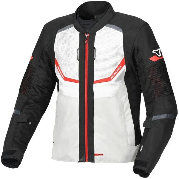 Geci Moto Textil Macna Geaca Moto Textil WP TONDO Grey/Black/Red