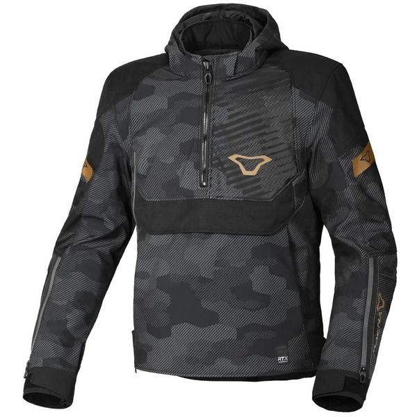 Geci Moto Textil Macna Geaca Moto Textil WP TRAFFIQ Black/Grey Camo
