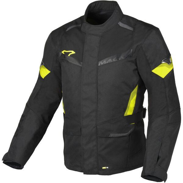 Geci Moto Textil Macna Geaca Moto Textil WP VAULTURE Black/Yellow Fluo