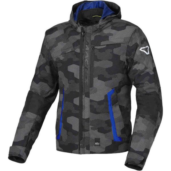 Geci Moto Textil Macna Geaca Moto Textila Riggor WP Black/Blue