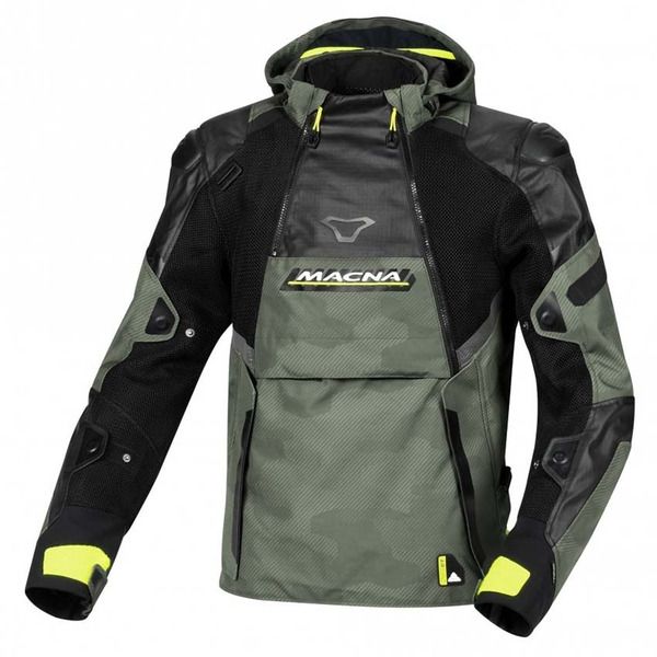 Geci Moto Textil Macna Geaca Moto Textila Touring/Adventure WP BRADICAL Green/Yellow Fluo