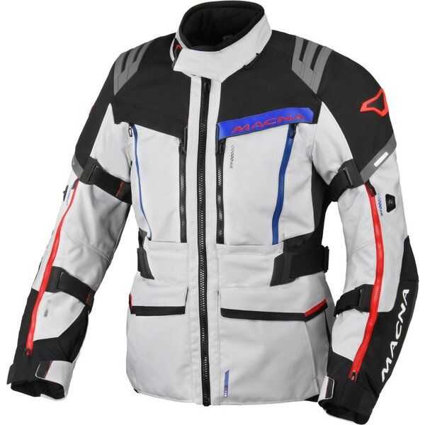 Geci Moto Textil Macna Geaca Moto Textila Touring/Adventure WP CHIEFTANE White/Red/Blue