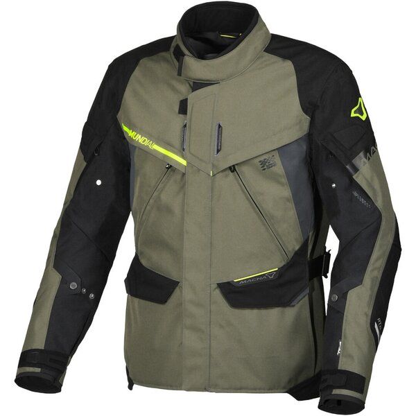 Geci Moto Textil Macna Geaca Moto Textila Touring/Adventure WP MUNDIAL Black/Green