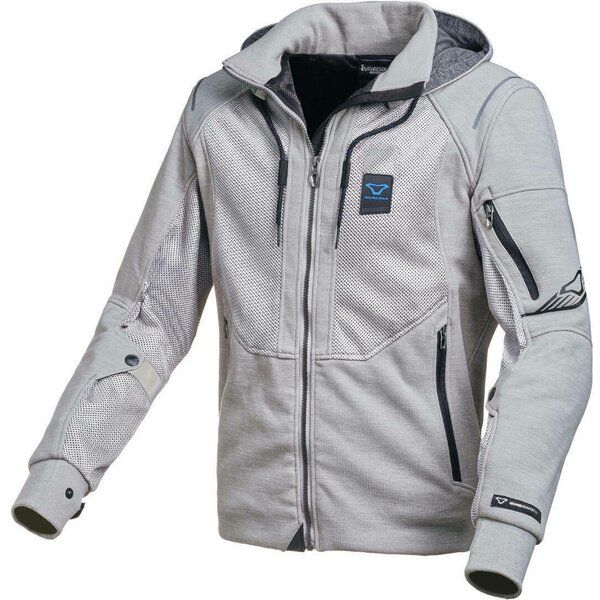 Geci Moto Textil Macna Hanorac Moto Textil BREEZE Light Grey