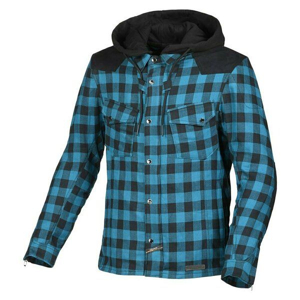Geci Moto Textil Macna Hanorac Moto Textil INLAND Blue/Black