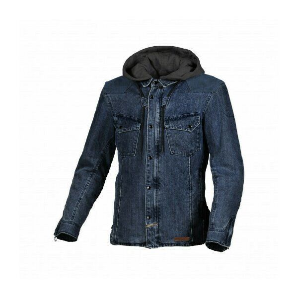 Geci Moto Textil Macna Hanorac Moto Textil INLAND Denim Blue