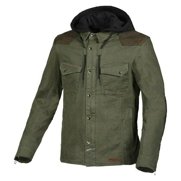 Geci Moto Textil Macna Hanorac Moto Textil INLAND Green