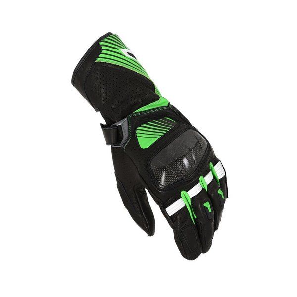 Manusi Moto Touring Macna Manusi Moto Piele AIRPACK Black/Green