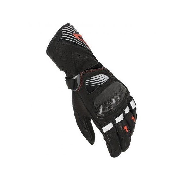 Manusi Moto Touring Macna Manusi Moto Piele AIRPACK Black/White