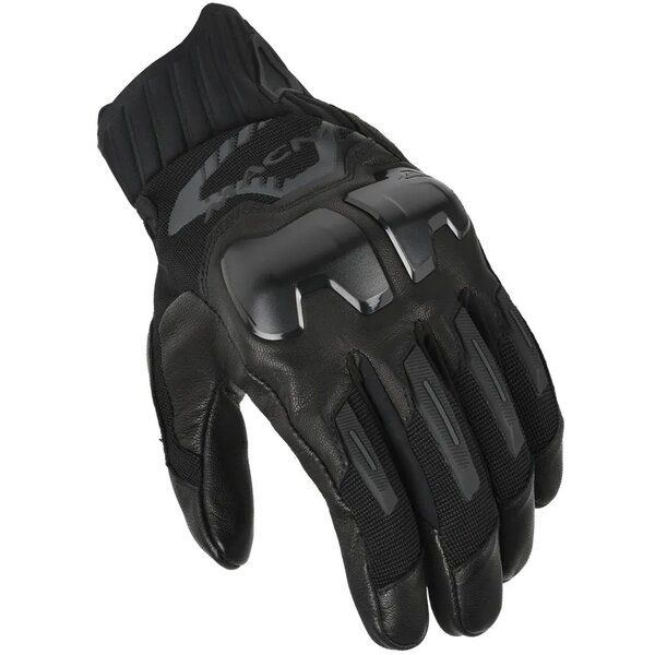 Manusi Moto Sport si Piele Macna Manusi Moto Piele OCTAVIUS Black