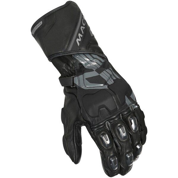 Manusi Moto Sport si Piele Macna Manusi Moto Piele POWERTRACK Black