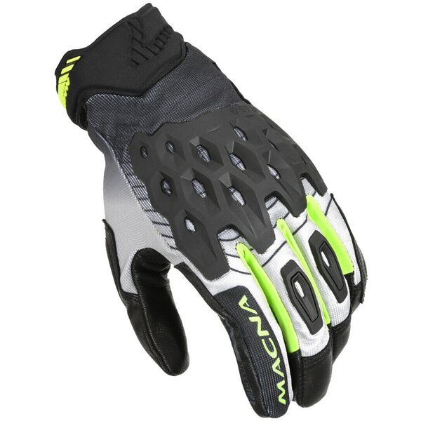Manusi Moto Sport si Piele Macna Manusi Moto Textil TANAMI Black/Grey/Yellow Fluo