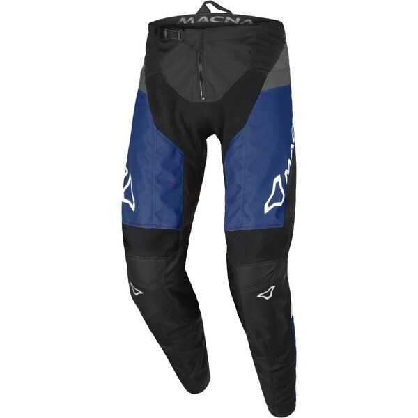 Pantaloni MX-Enduro Macna Pantaloni Moto MX/Enduro BACKYARD-1 Black/Blue/Grey 