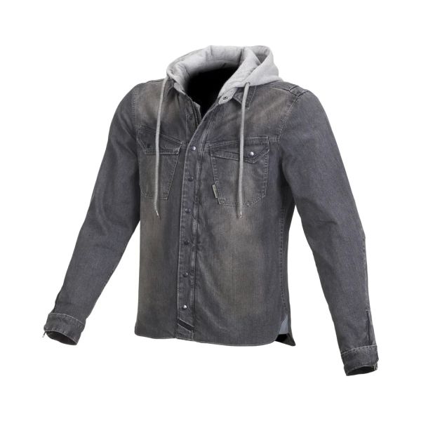 Geci Moto Textil Macna Geaca Moto Textil Denim WESTCOAST Grey