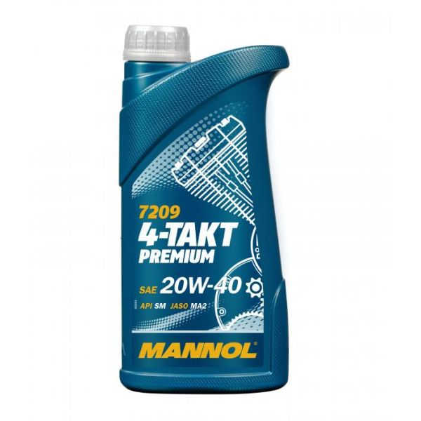 Ulei motor 4 timpi Mannol MANNOL ULEI PREMIUM 4T 20W-40 1L