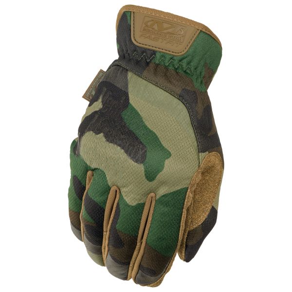  Mechanix Service Gloves Fastfit Camo Woodland 2021 