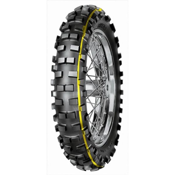 MX Enduro Tires Mitas EF-05 120/80-19 Yellow Stripe Super 63 TT Tyre