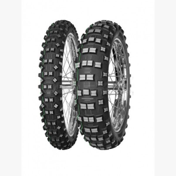 MX Enduro Tires Mitas Terra Force 90/100-21 Green Bar Tyre