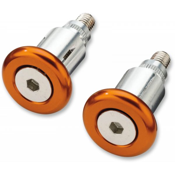 Grips Enduro/MX Moose Racing Aluminium Bar End Orange-1bec0661-pvpm