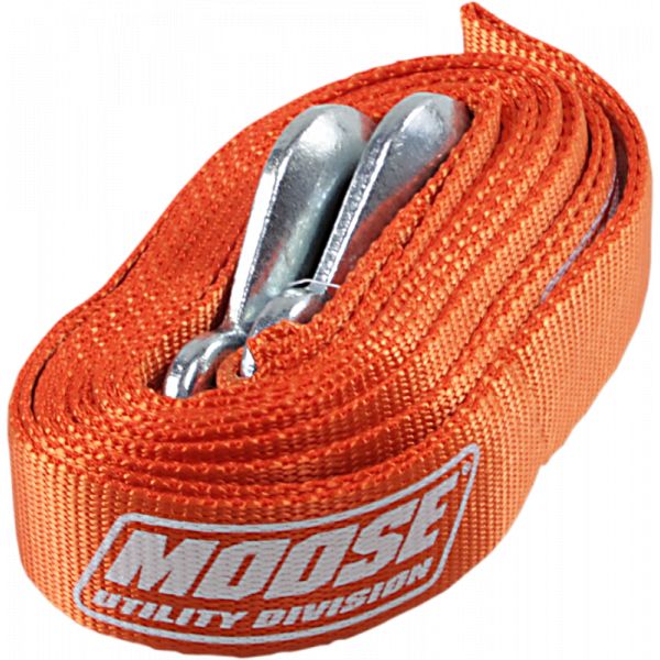 ATV/UTV Loading Ramp Moose Racing Tow Strap Orange