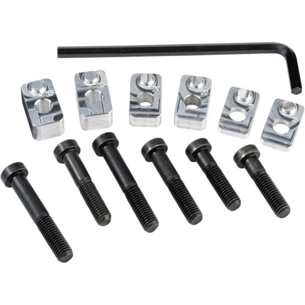 Handlebar Accessories Moose Racing HANDLEBAR RISER KIT BLACK/CHROME