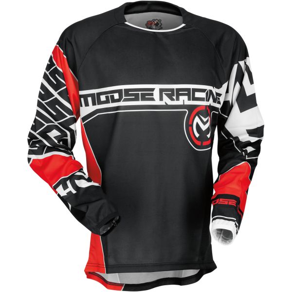 Tricouri MX-Enduro Moose Racing LICHIDARE STOC Tricou S7 Qualifier Black/Red