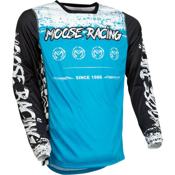  Moose Racing Moto MX Jersey M1 Blue/Black