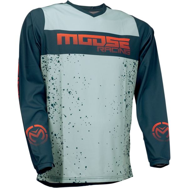 Tricouri ATV Moose Racing Tricou Enduro Qualifier Grey/Orange