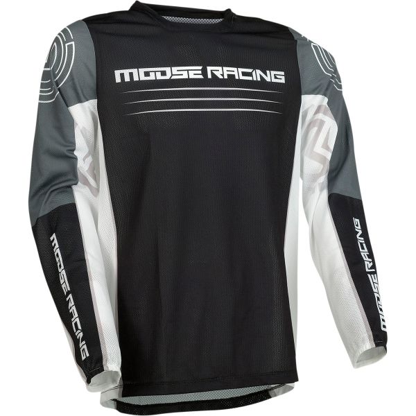  Moose Racing Moto MX Jersey Sahara Black/Grey