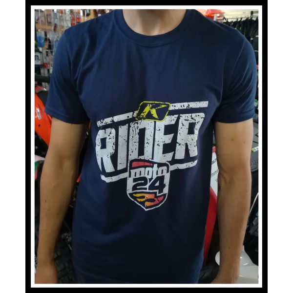 Casual T-shirts/Shirts Moto24 Rider Navy Tee