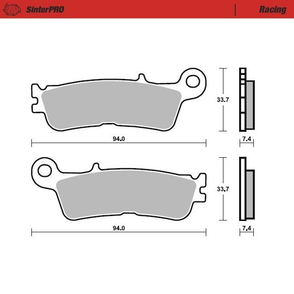  Motomaster Supermoto Brake Pads 099811