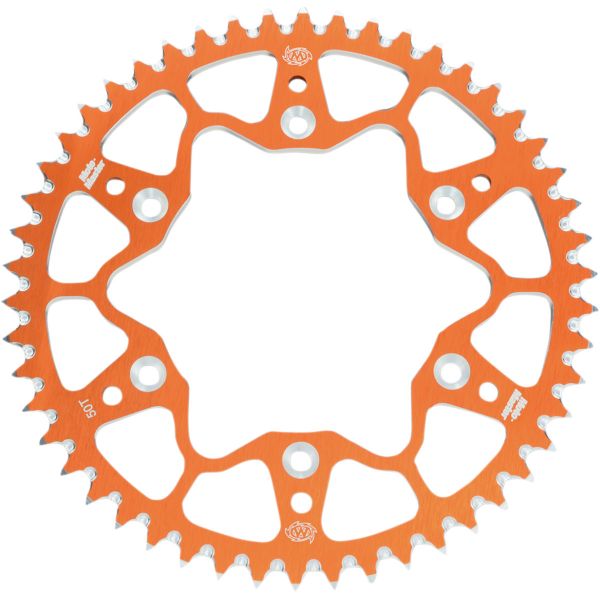 Chain kit Motomaster Rear Aluminium Sprocket 520 52t Orange 620072552